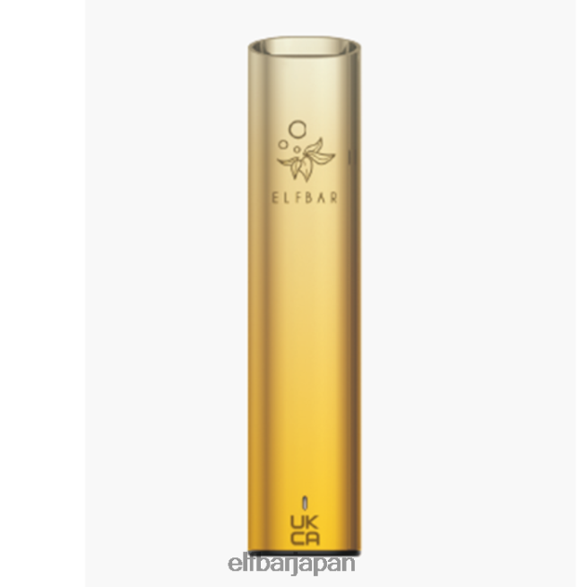 628V02142 elfbar mate 500 ポッド VAPE キット - 500mAh バッテリー オーロライエロー