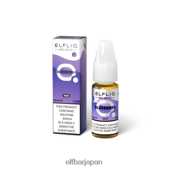 628V02216 エルフバー エルフリック ブルーベリー NIC 塩 - 10ml-20 mg/ml クラシック