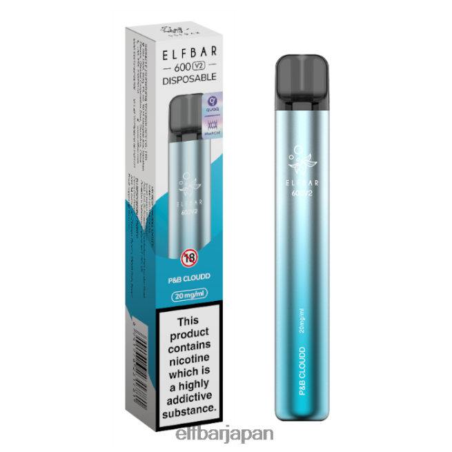 628V0225 elfbar 600v2 使い捨てベイプ - 20mg P&B クラウド