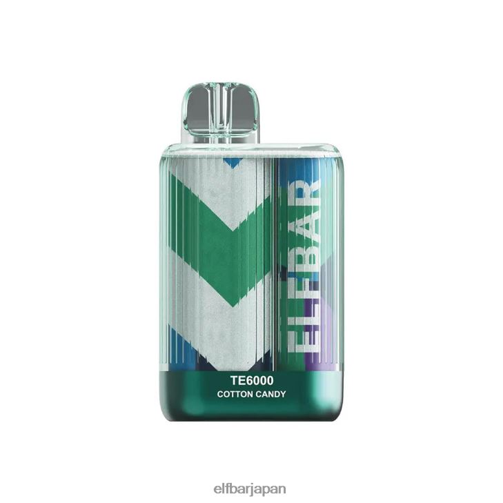 ELFBAR 使い捨てベイプ TE6000 パフ V26X6R88 綿菓子