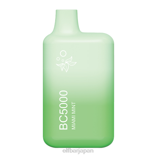 マイアミ ミント eb bc5000 消費者 - 50mg - シングル ELFBAR 8D08214